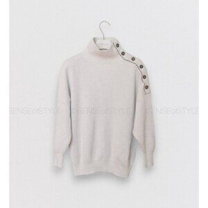 Brunello Cucinelli Cotton Sweater Top Monili Women Womens Size XS